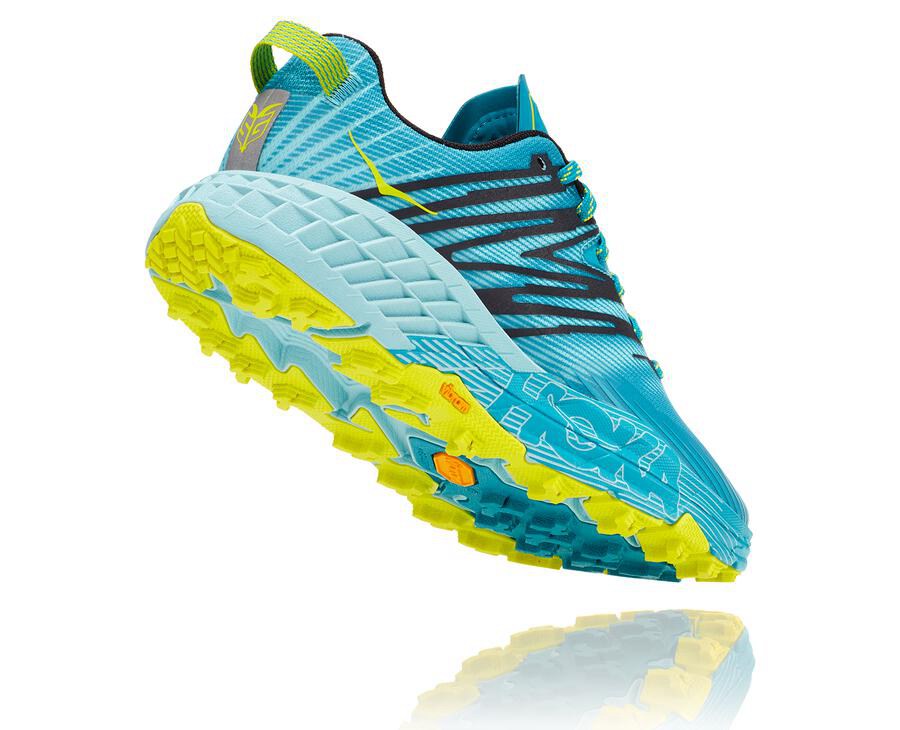 Tenis Hoka One One Trail Mujer Turquesa - Speedgoat 4 - WIDS32016